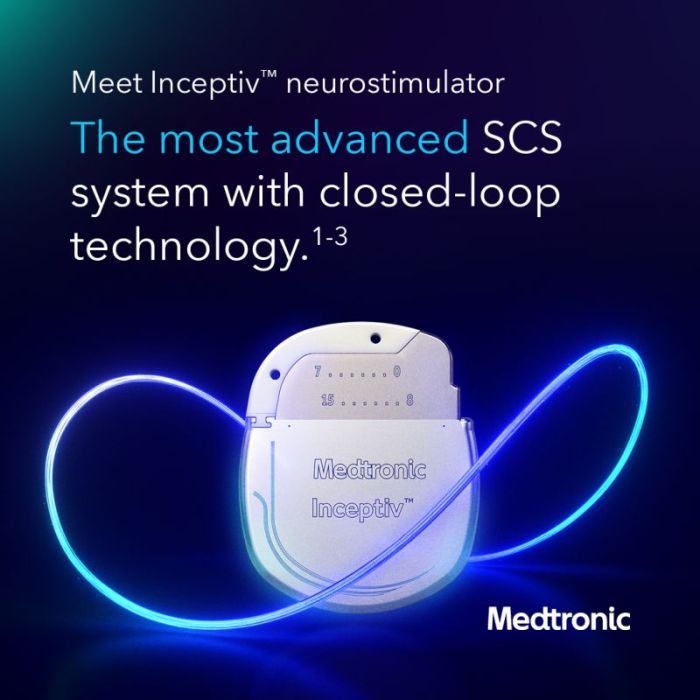 Medtronic inceptiv spinal cord stimulator