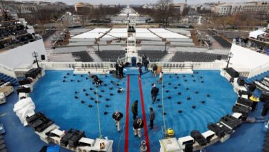 Donald trump inauguration indoors history