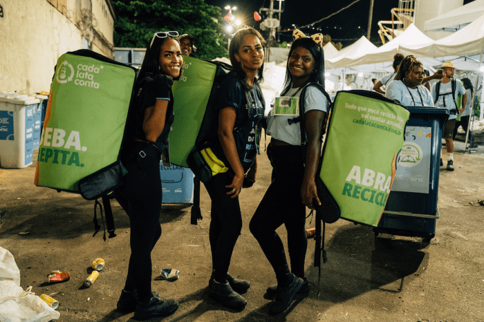 Brazil recycling co ops helping turn plastic waste into shoes veja