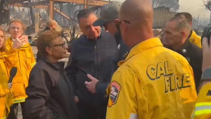 Karen bass los angeles wildfires mayor controversy