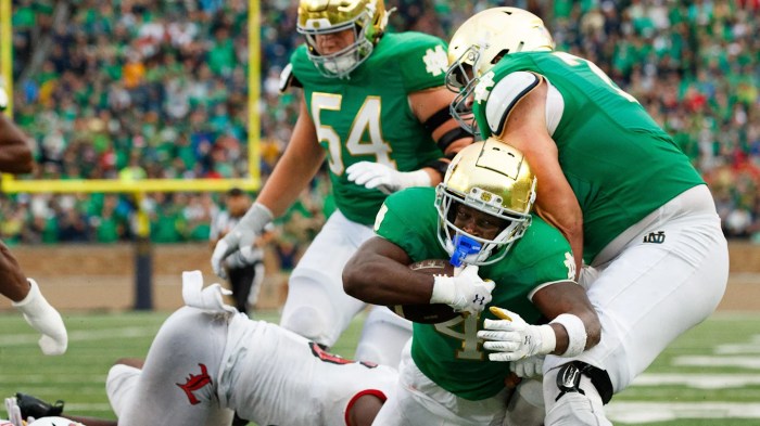 Notre dame football christian colleges