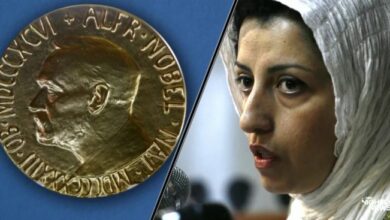 Iran international womens day narges mohammadi nobel