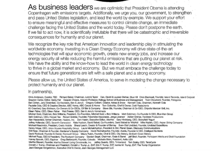 Climate action in trump second term essay