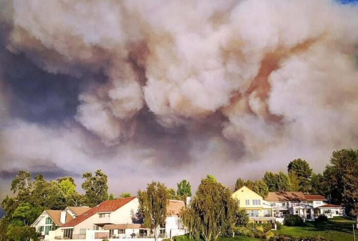 Los angeles california fires climate change