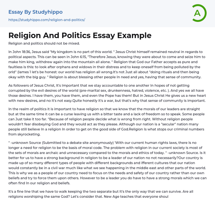 📚 Free Essay - Thomas Hobbes and Religion/Politics | SpeedyPaper.com Politics scientism religion arianna huffington essay