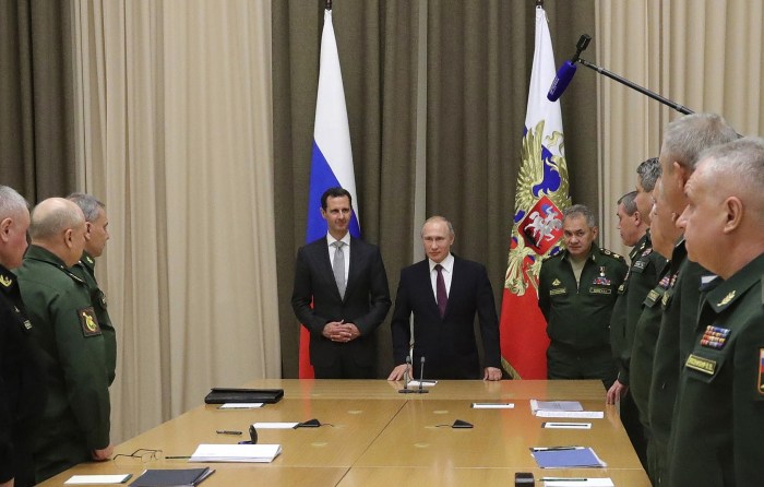 Syria war russia putin