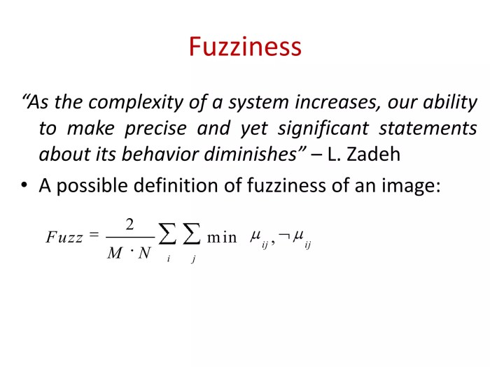 Fuzzy logic Definition of fuzzy logic