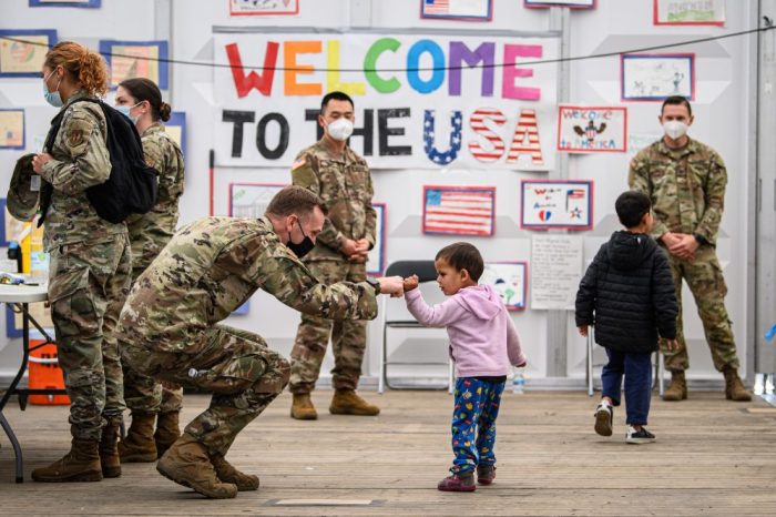 Afghan teen evacuee separated family usa