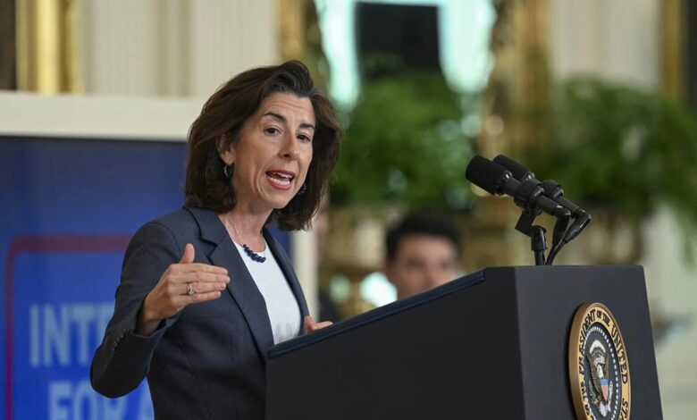 International network ai safety institutes convening gina raimondo national security