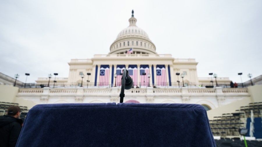 Trump inauguration donald ceremony inaugural day presidential president capitol washington front pictures his address january dc trumps today states united Donald trump inauguration indoors history