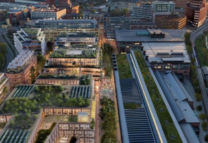 Sweden stockholm wood city sustainability