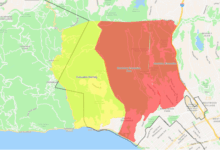 Evacuation alert error phones los angeles county fires