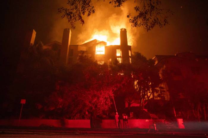 Hollywood los angeles fires palisades eaton sunset entertainment industry