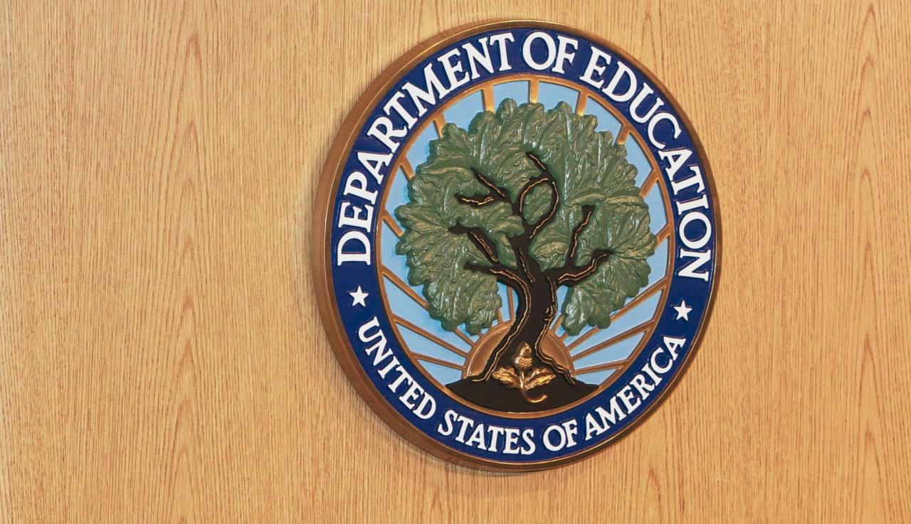 What does the department of education do