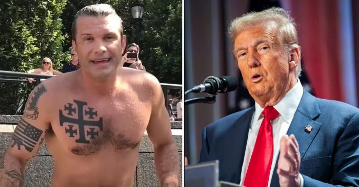 Hegseth second signal chat wife brother lawyer defense reactions resign