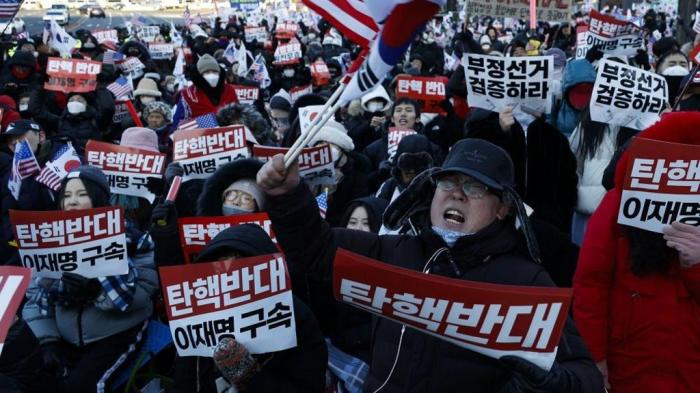 South korea arrests impeached president yoon suk yeol martial law insurrection