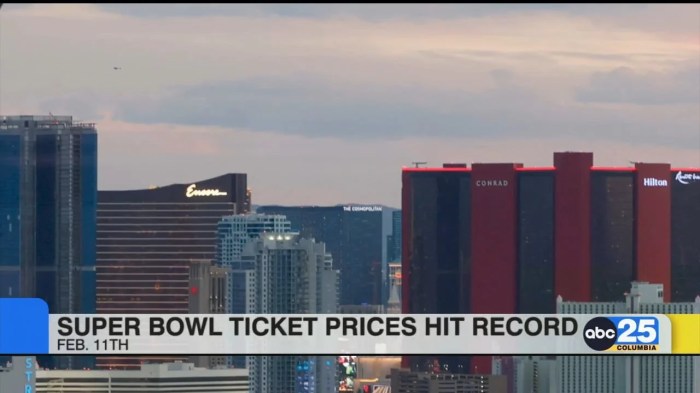 Super bowl ticket price 2