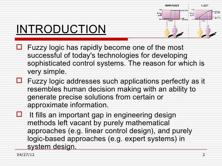 Fuzzy logic geeksforgeeks Definition of fuzzy logic