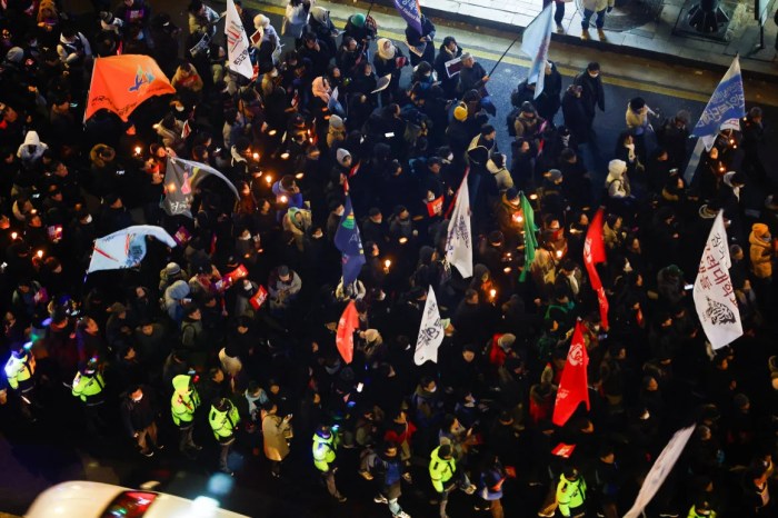 South korea arrests impeached president yoon suk yeol martial law insurrection