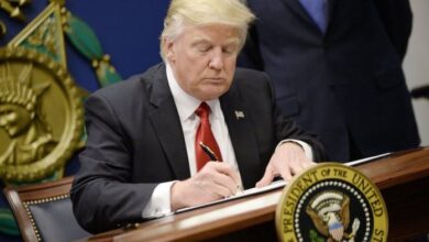 Donald trump day one promises pardons border executive order