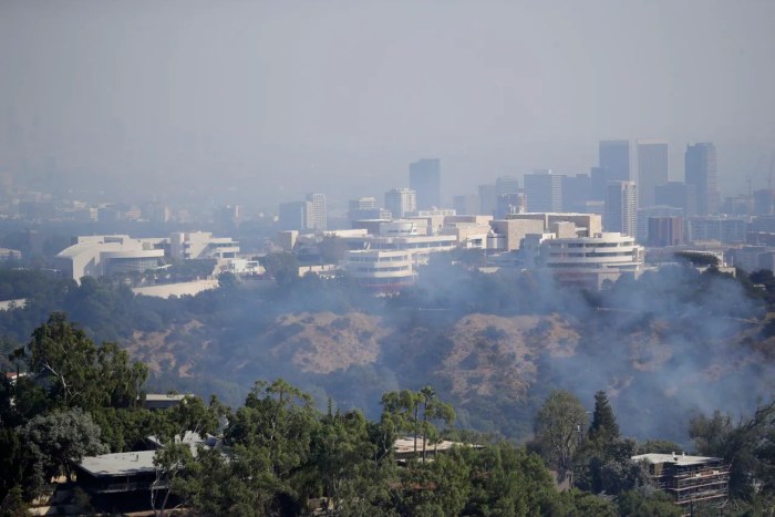 Los angeles wildfires wind science