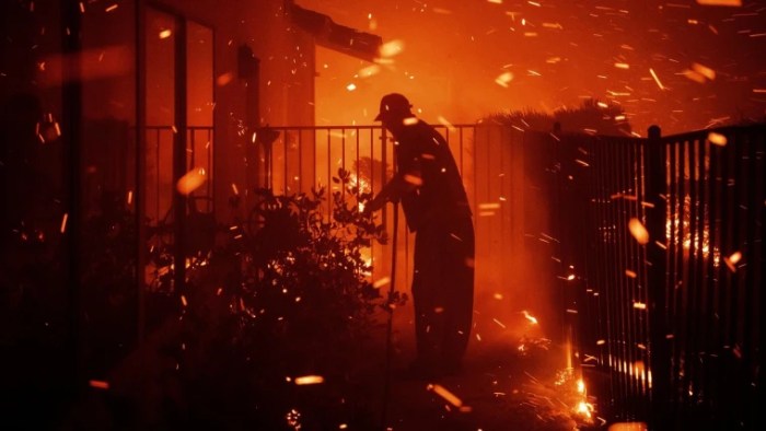 Los angeles wildfires wind science