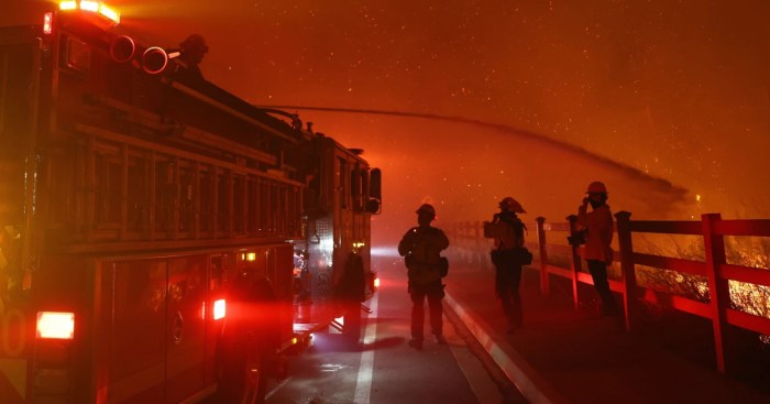 Franklin fire malibu photos