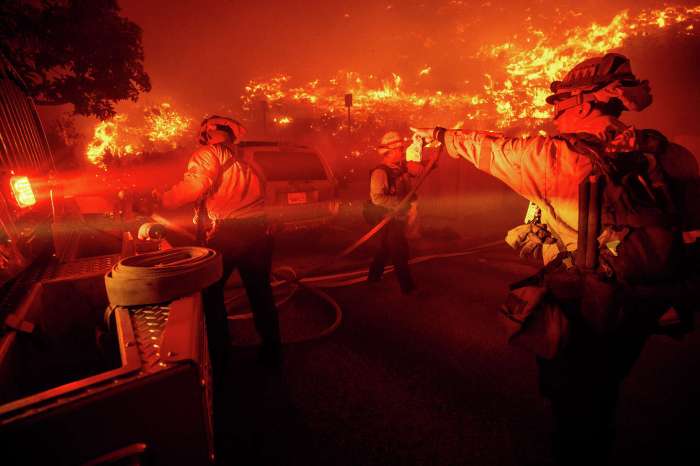 Franklin fire malibu photos