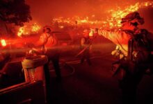 Franklin fire malibu photos