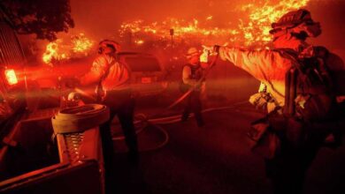 Franklin fire malibu photos