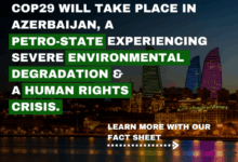 Azerbaijan climate human rights cop29