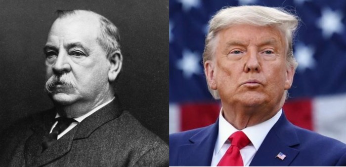 Grover cleveland donald trump