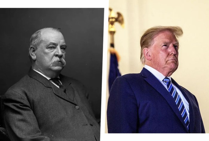 Grover cleveland donald trump