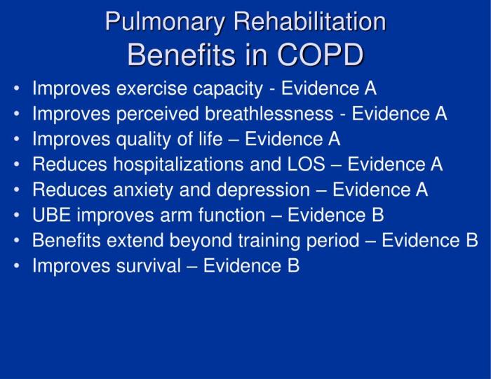 Pulmonary rehab benefits respiratory health asthma